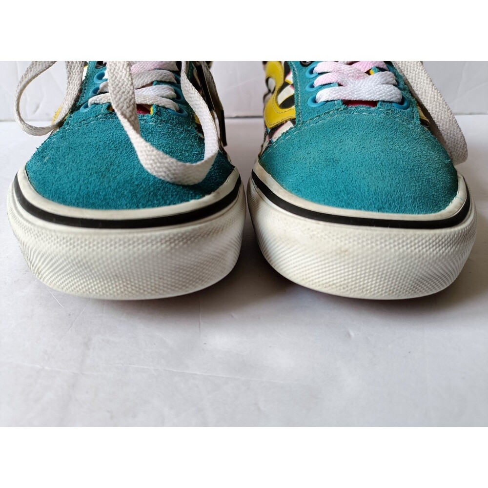 Vans Old Skool Checkerboard Shoes Men's 6.5 Women's 8 Lowtop Multicolored - Picture 3 of 7